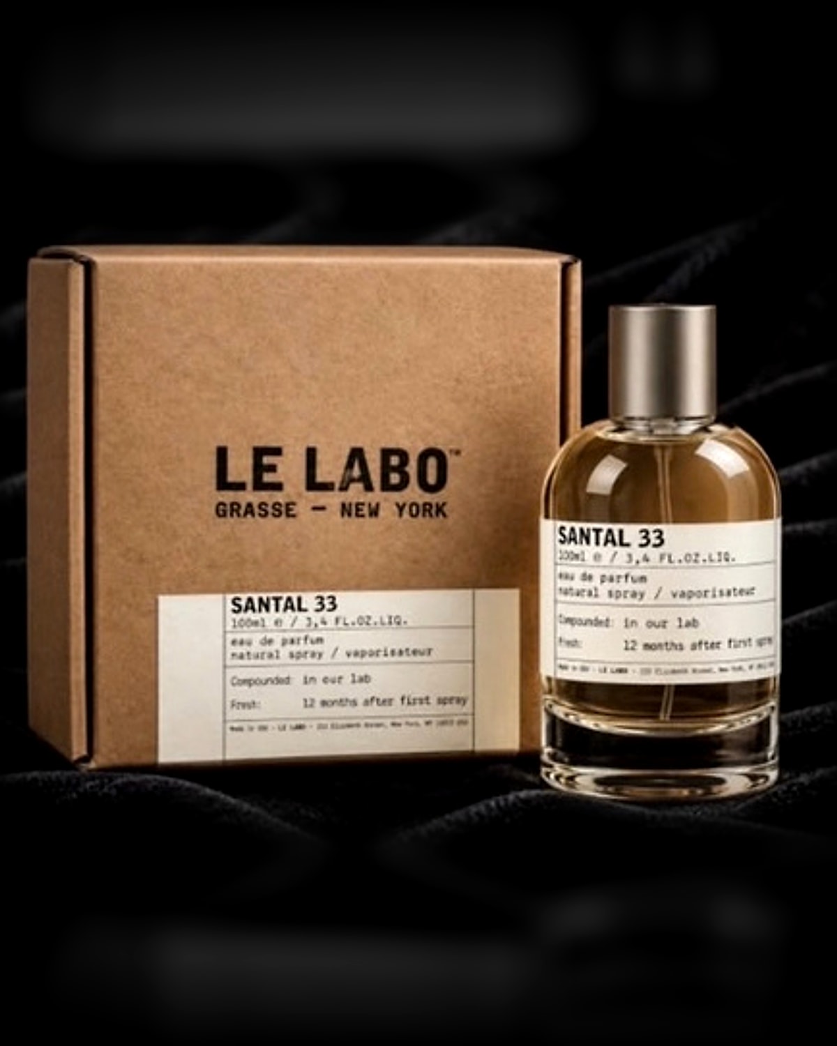 Le Labo Santal 33 con su caja